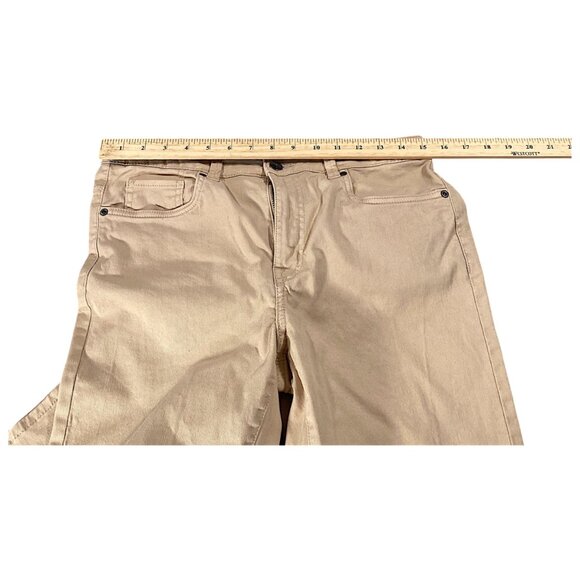 LOGG HM Jeans Womens 10 Tan Beige Straight Classic Everyday Boho Chic Minimalist - Picture 6 of 16